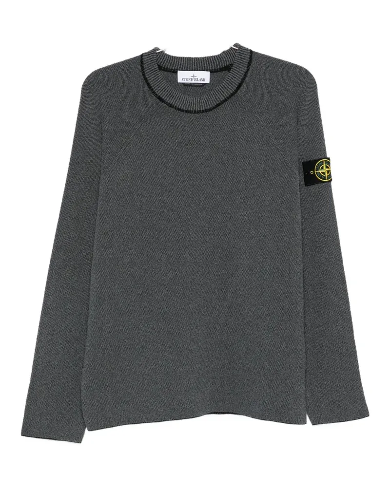 Stone Island Sweatshirt mit Rundhalsausschnitt - Grau Grau