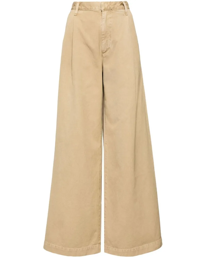 AGOLDE Daryl Hose mit weitem Bein - Braun Braun