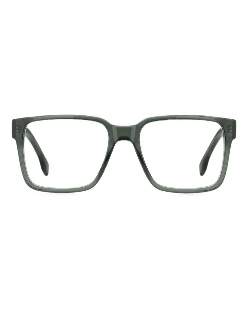 HUGO BOSS Brille mit eckigem Gestell - Grün Grün