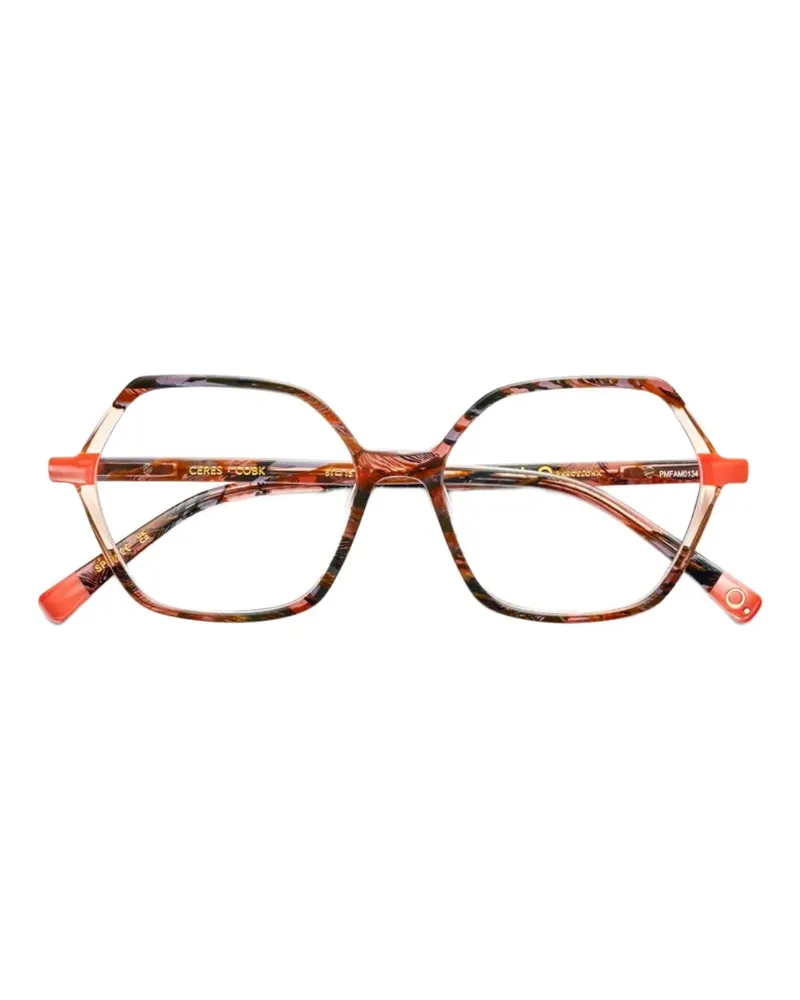 Etnia Barcelona Ceres Brille mit geometrischem Gestell - Orange Orange