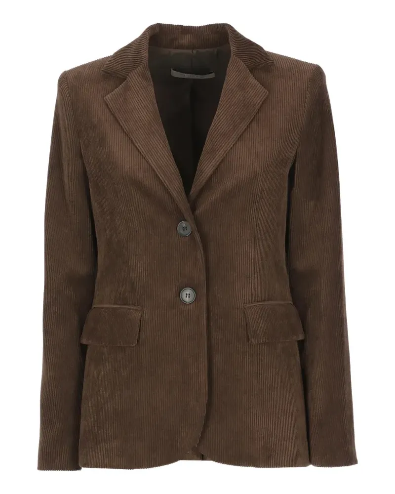 D.EXTERIOR corduroy-effect single-breasted jacket - Braun Braun