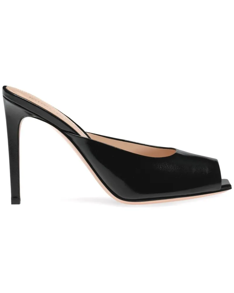 Gianvito Rossi Ethel Mules 95mm Schwarz