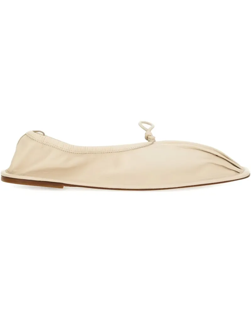HEREU Geraffte Puntera Ballerinas - Nude Nude