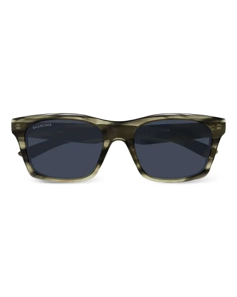 Balenciaga Sonnenbrille mit eckigem Gestell - Grau Grau