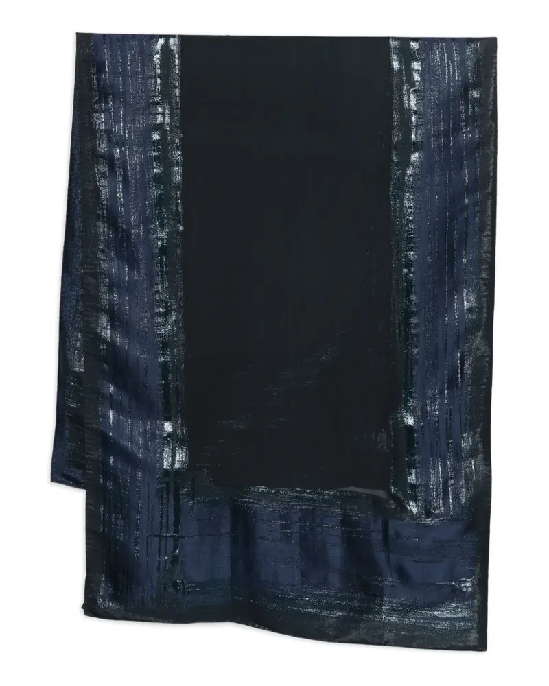 Giorgio Armani striped scarf - Blau Blau