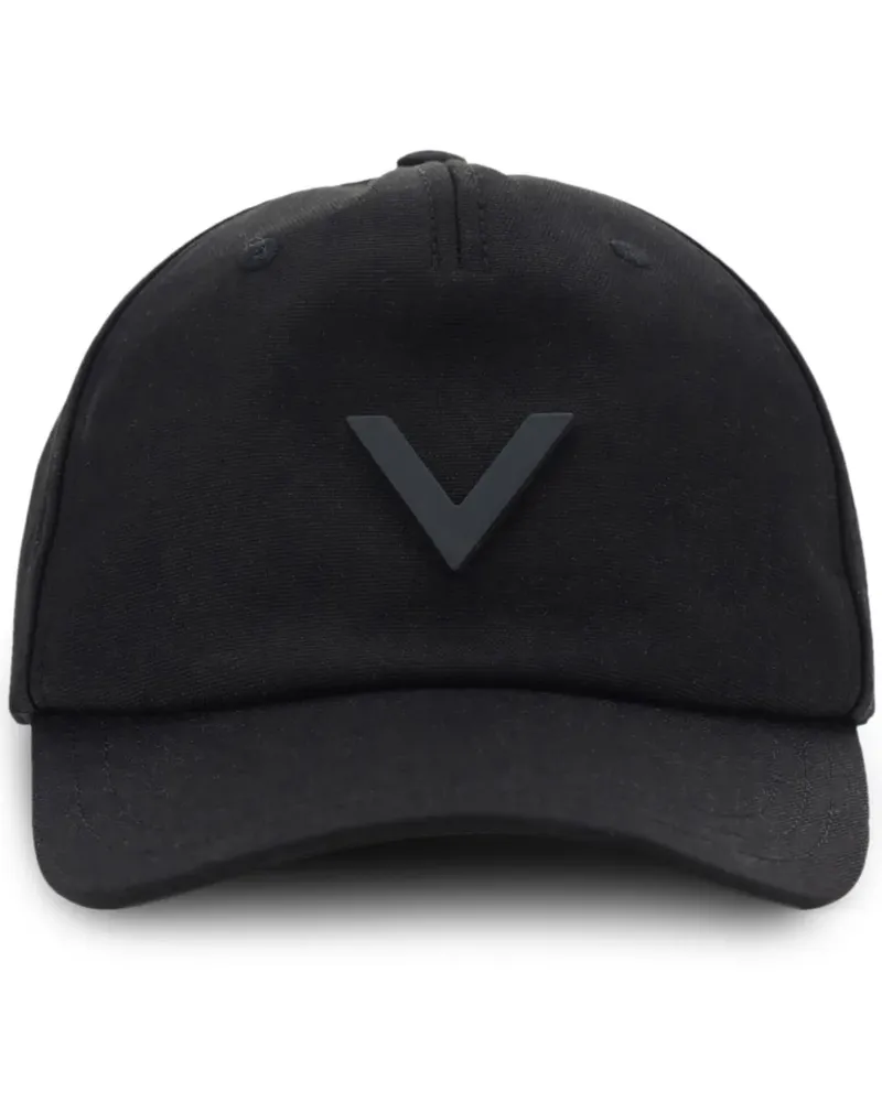 Valentino Garavani Baseballkappe mit VLogo - Schwarz Schwarz