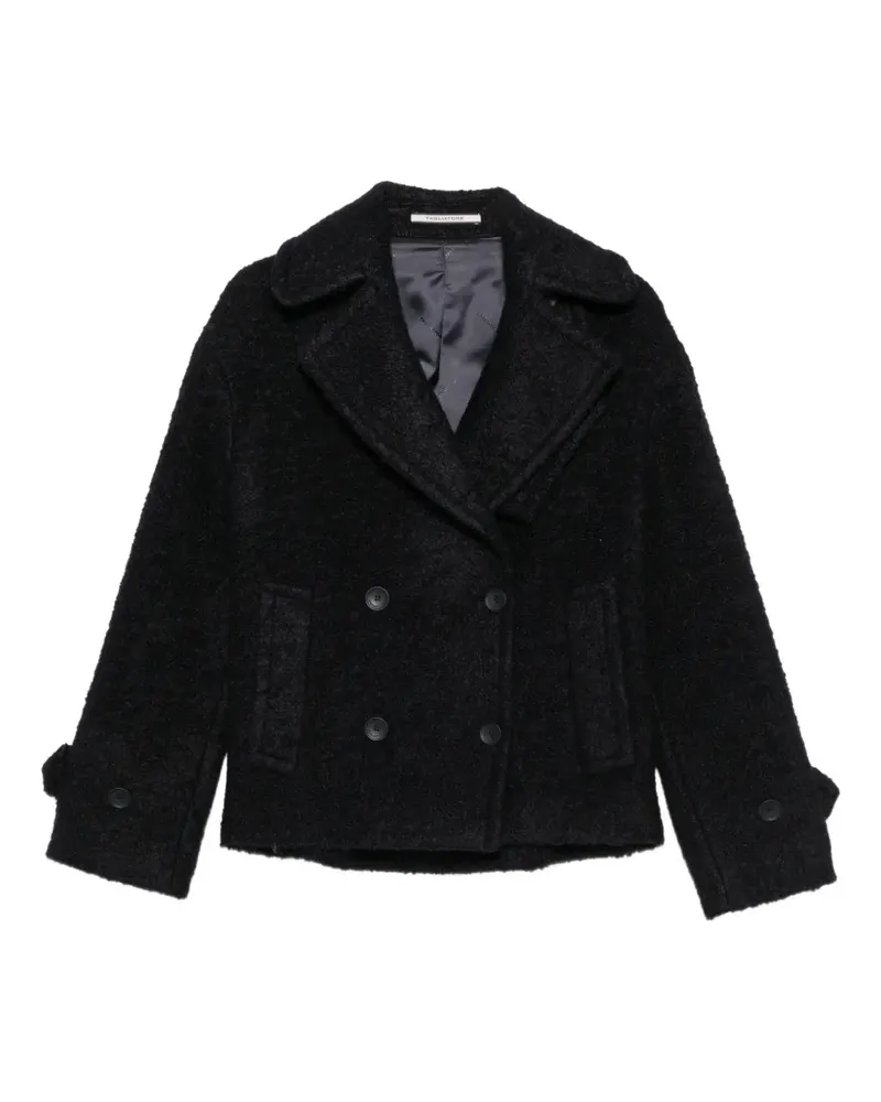 Tagliatore Sheila double-breasted bouclé jacket - Blau Blau