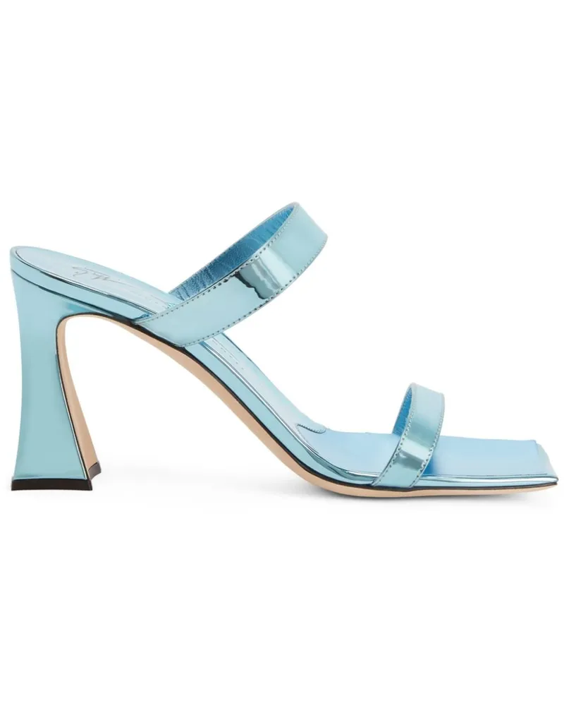 Giuseppe Zanotti Sandalen mit metallischem Finish 90mm - Blau Blau
