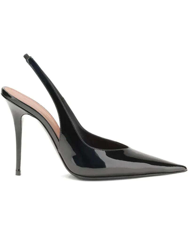 Amina Muaddi 105mm Anok Sling slingback pointed-toe pumps - Schwarz Schwarz