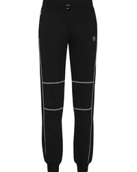 Philipp Plein Jogginghose mit Logo-Applikation Schwarz