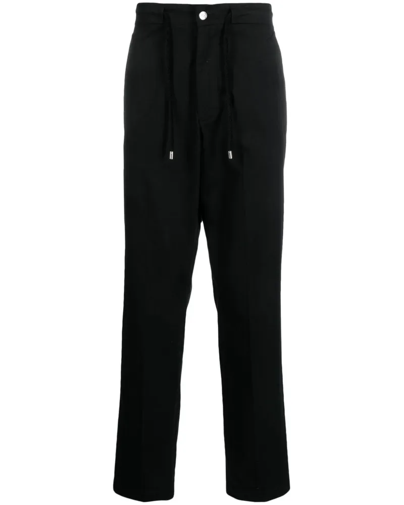 Roberto Cavalli Hose mit Logo-Stickerei - Schwarz Schwarz