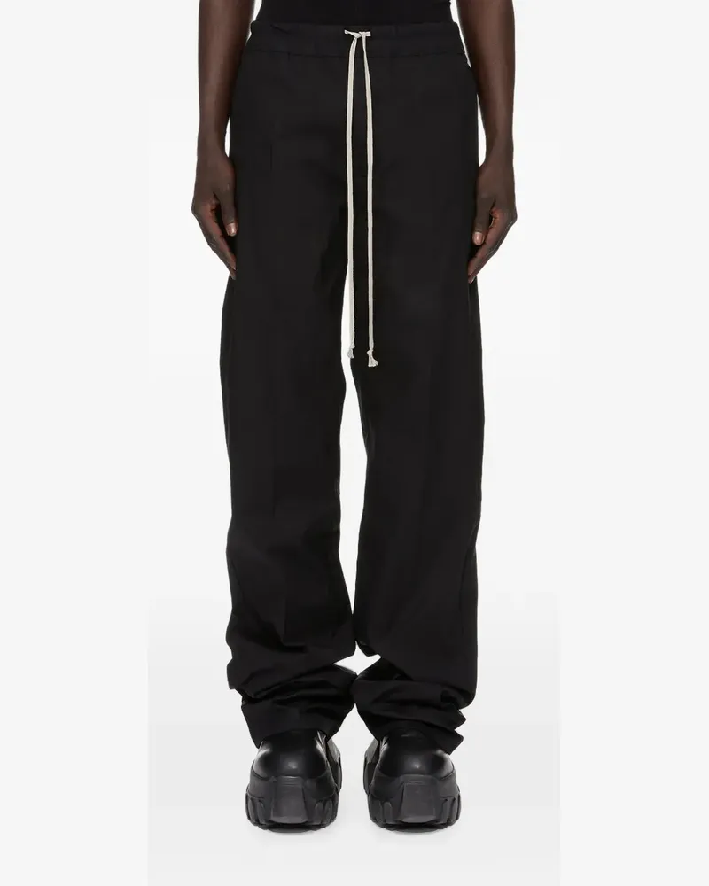 Rick Owens Dietrich Hose mit Kordelzug - Schwarz Schwarz