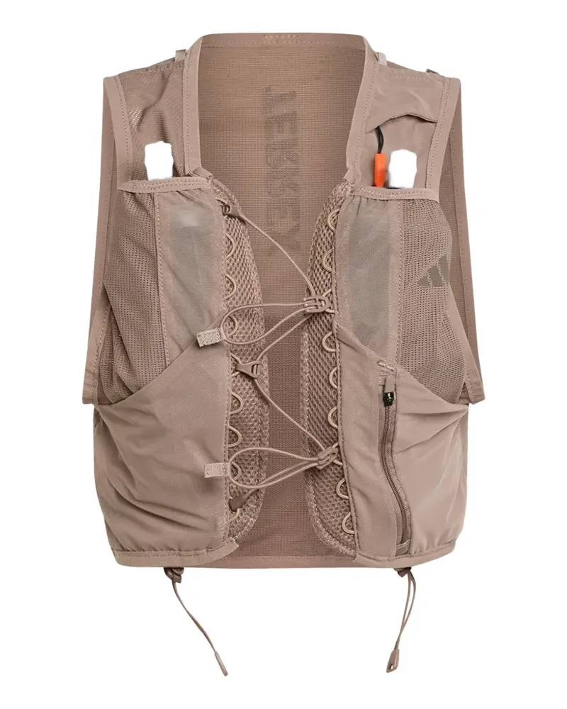 adidas Terrex Xperior mesh-panel vest - Braun Braun