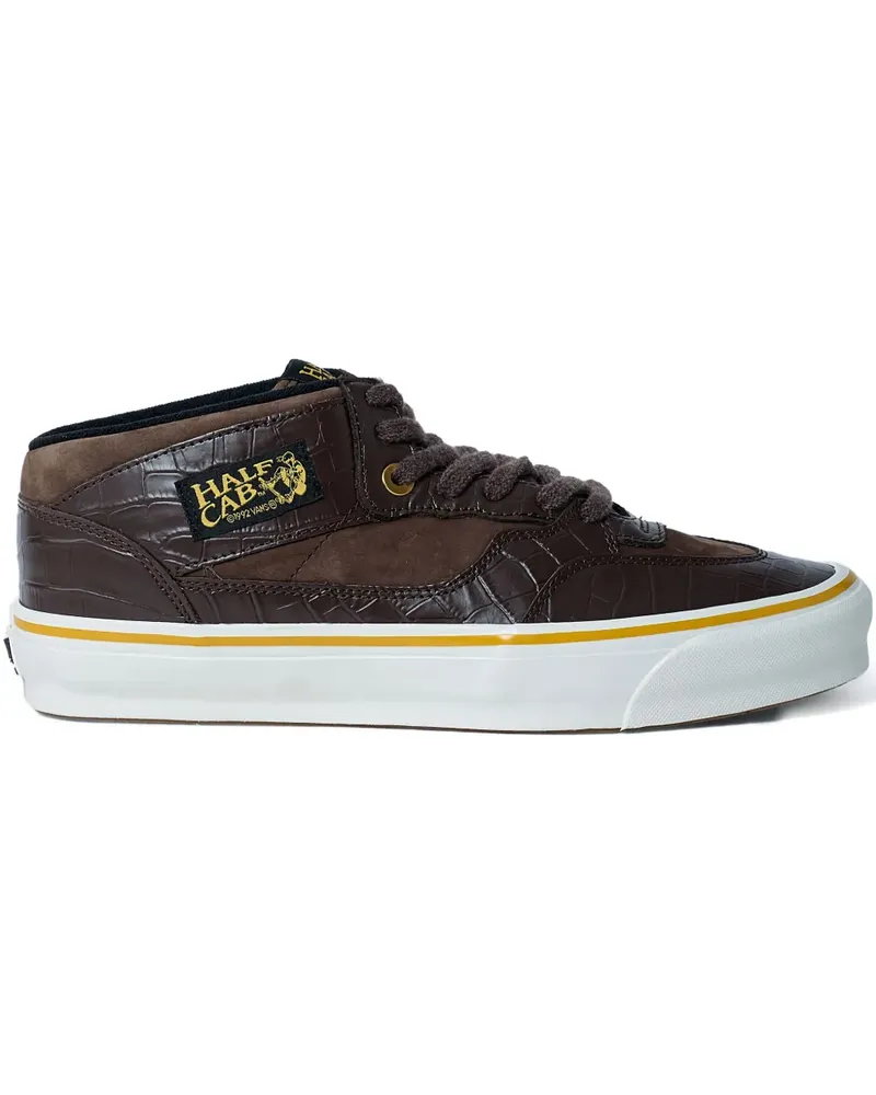 Vans Half Cab 33 Vibram croc-embossed sneakers - Braun Braun