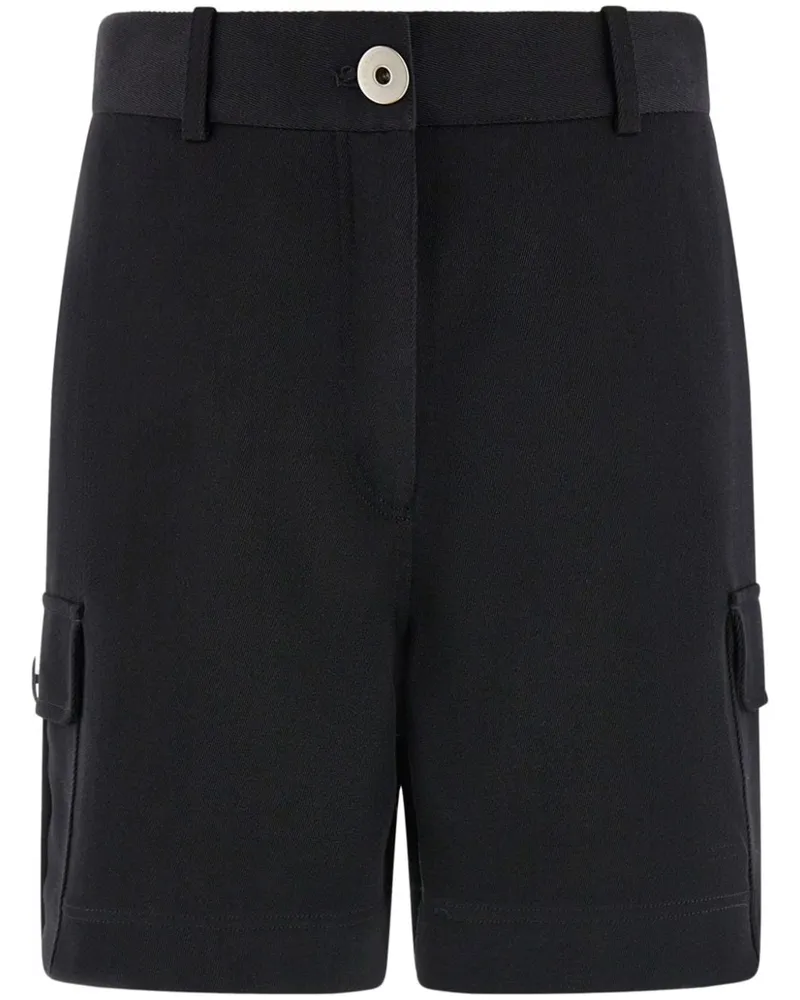 Ferragamo Shorts im Utility-Look Schwarz