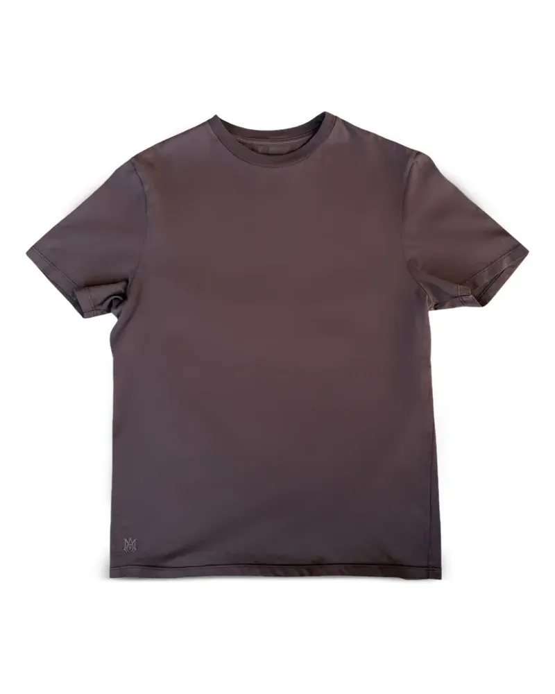 Amiri Mini T-Shirt mit MA-Stickerei - Braun Braun