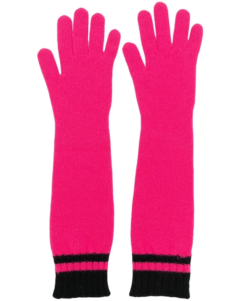 Alberta Ferretti Lange Handschuhe - Rosa Rosa