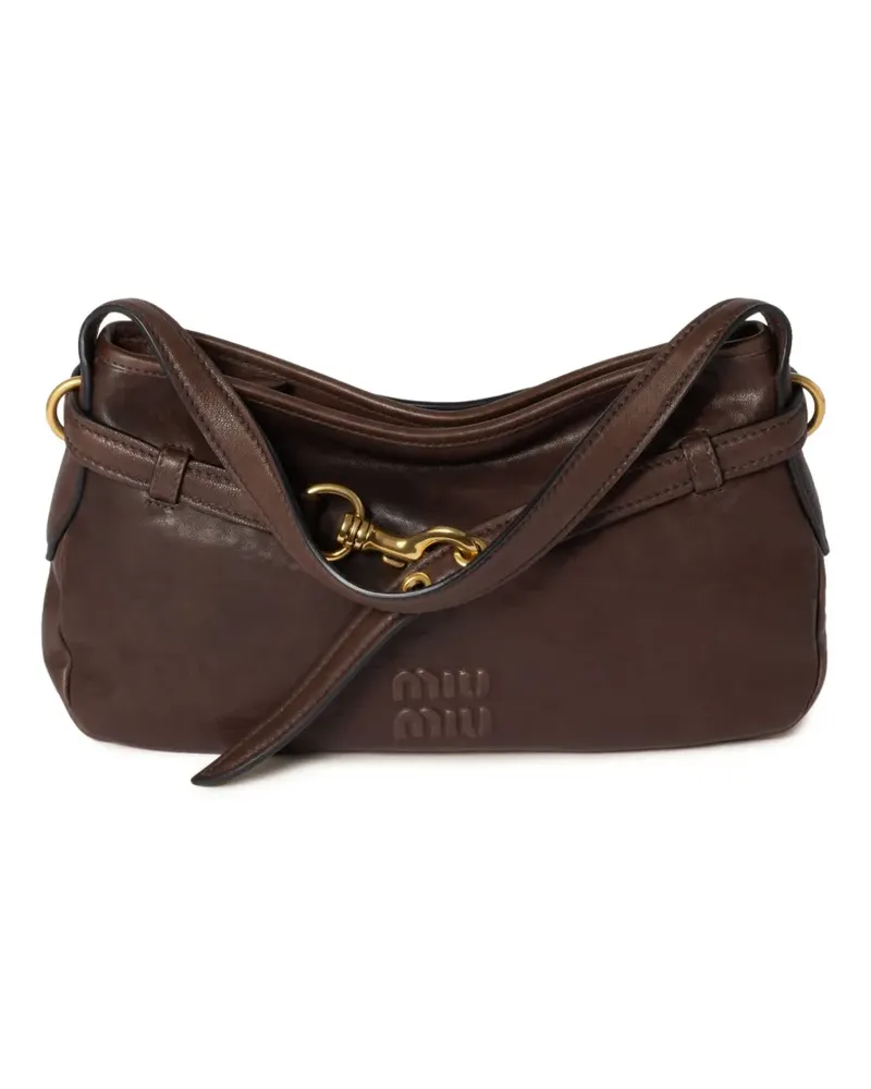 Miu Miu Aventure Schultertasche - Braun Braun