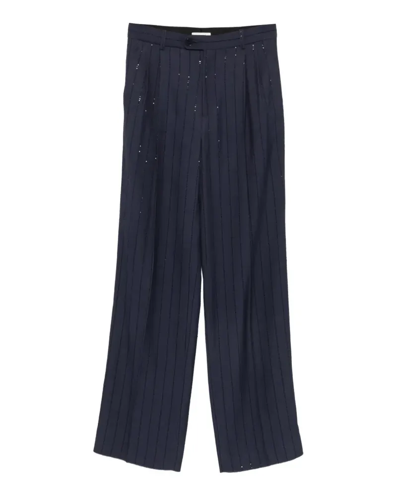 Sandro Hose mit Pailletten - Blau Blau