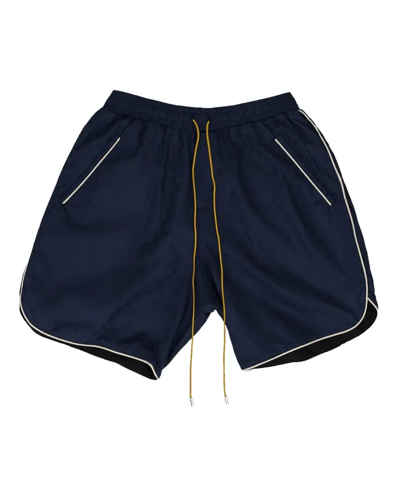 RHUDE Pickup Shorts mit Paspelierung - Blau Blau