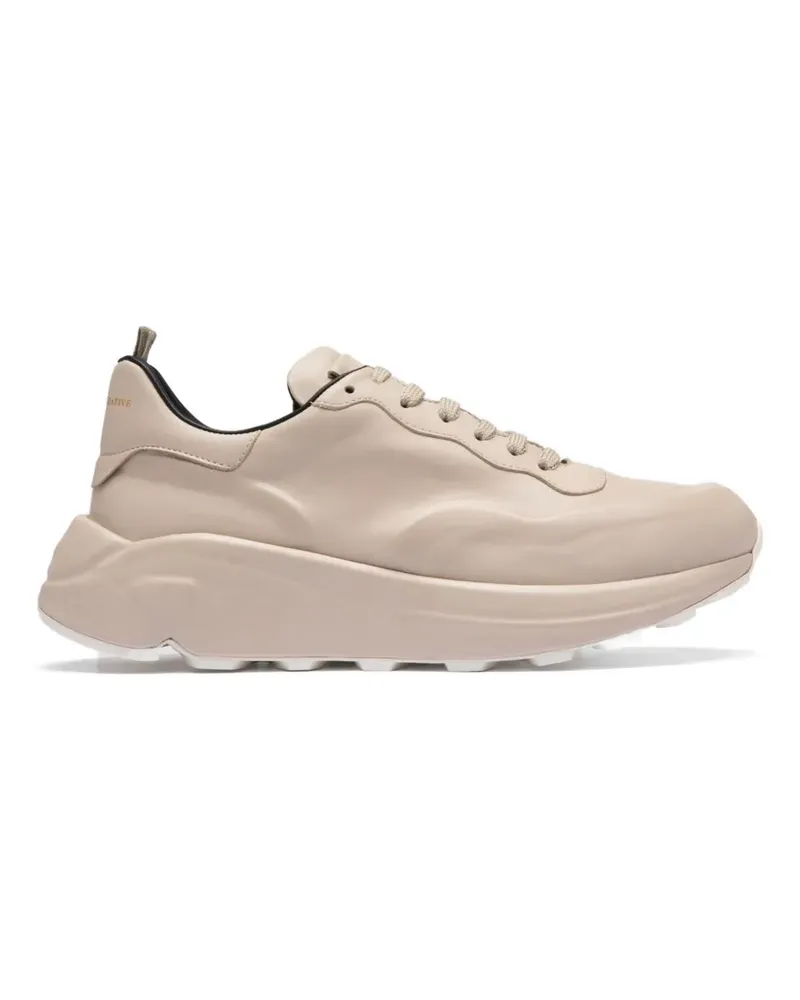 Officine Creative Italia Sphyke 001 lace-up platform sneakers - Nude Nude
