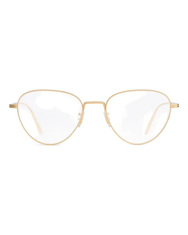 KHAITE Brille mit ovalem Gestell - Gold Gold