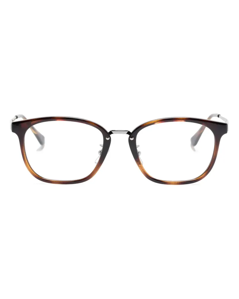 Ray Ban Brille mit eckigem Gestell - Braun Braun