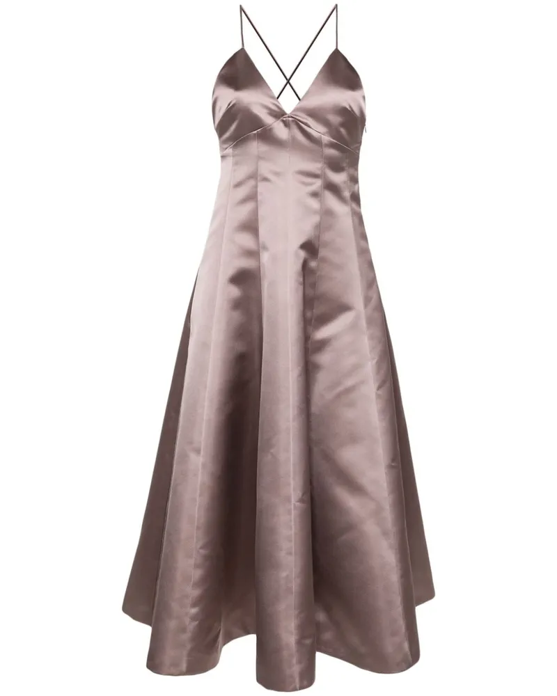 Philosophy Di Lorenzo Serafini Minikleid aus Satin Grau