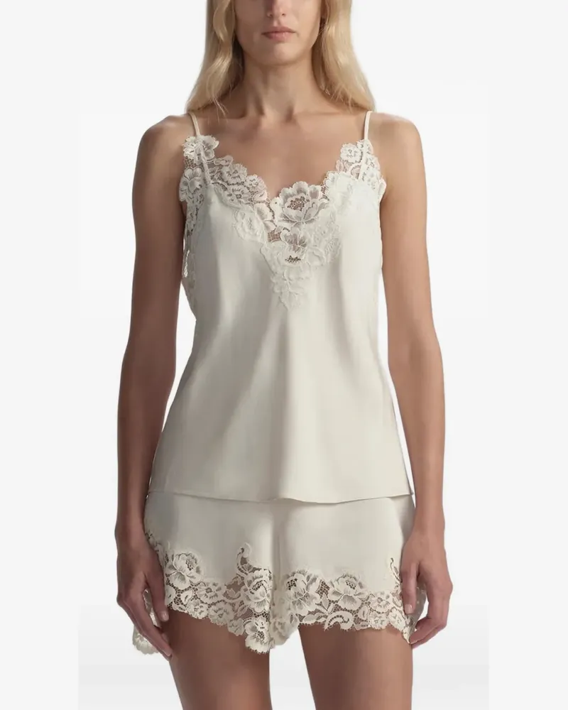 A.L.C. Hana floral-details blouse - Nude Nude