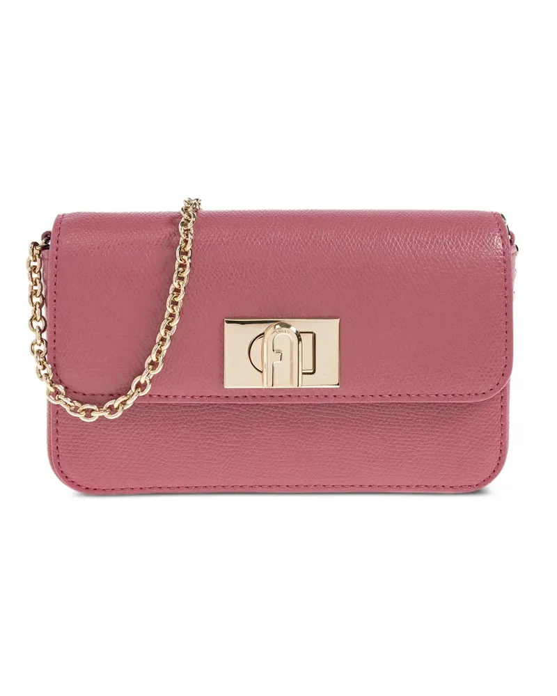Furla Mini 1927 Umhängetasche mit Kettenriemen - Rosa Rosa