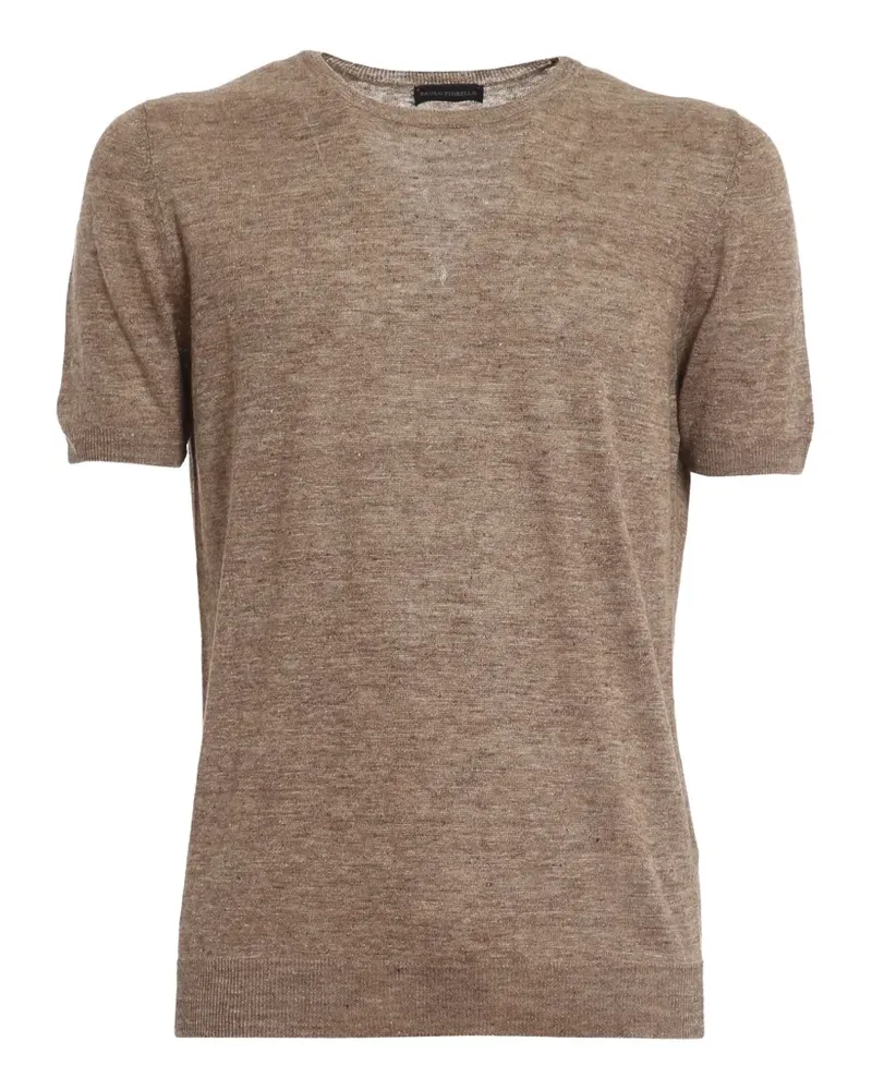 Gran Sasso short-sleeve crew-neck top - Braun Braun