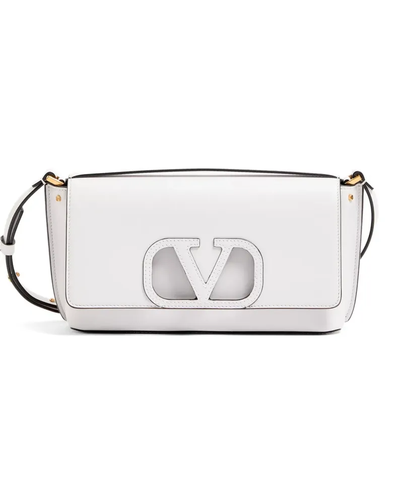 Valentino Garavani Fill Me In shoulder bag in calfskin - Weiß Weiß