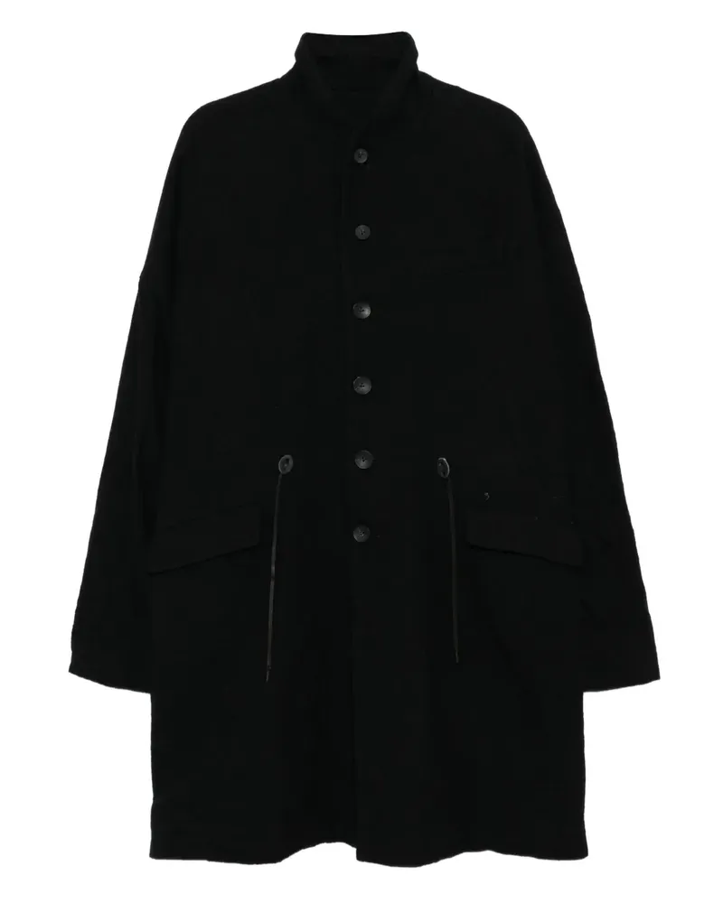 The Viridi-anne Bestickter Mantel - Schwarz Schwarz