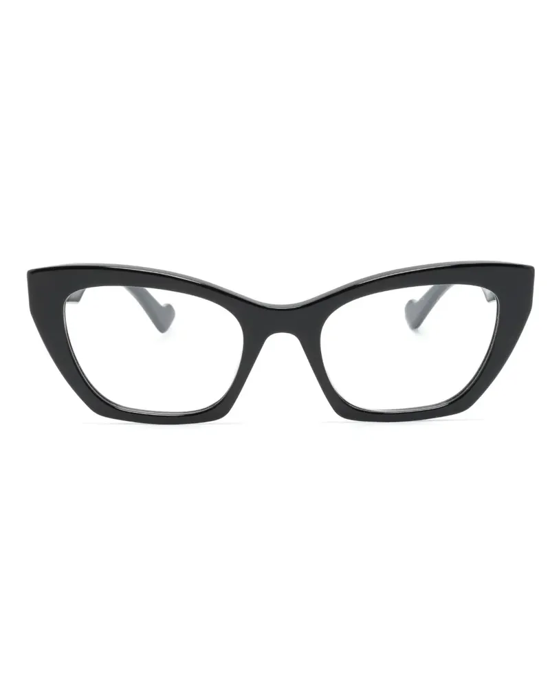 Gucci Brille mit Logo - Schwarz Schwarz