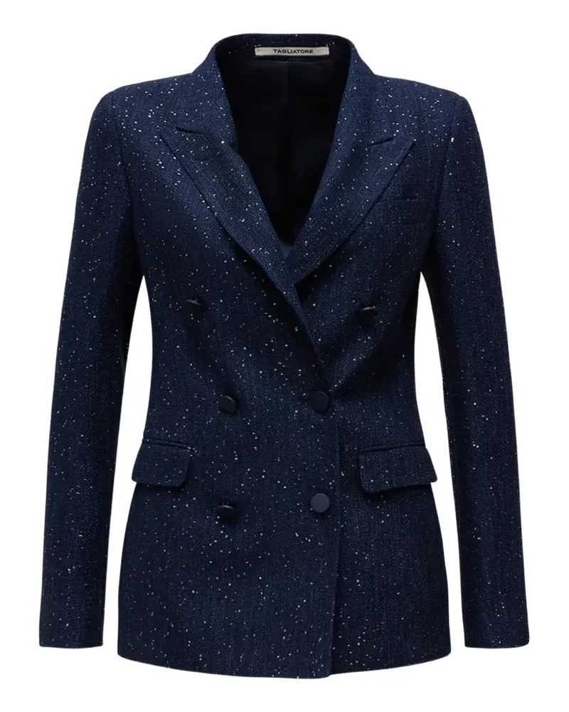 Tagliatore double-breasted blazer - Blau Blau