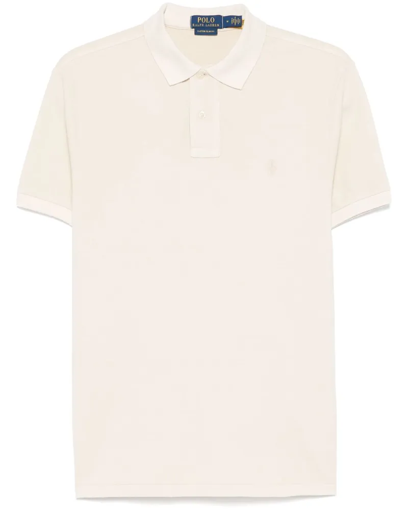 Ralph Lauren Poloshirt mit Polo Pony-Stickerei - Nude Nude