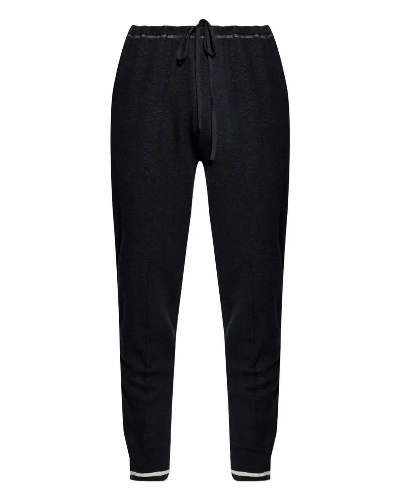 Maison Margiela Hose mit seitlichem Reißverschluss - Schwarz Schwarz