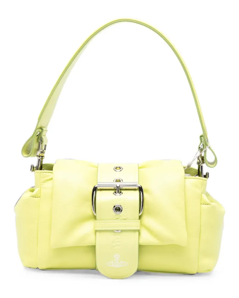 Vivienne Westwood Hazel Treasure leather shoulder bag - Gelb Gelb