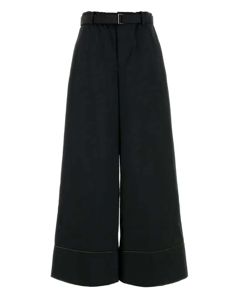 Sacai Hose mit eingefassten Taschen - Schwarz Schwarz