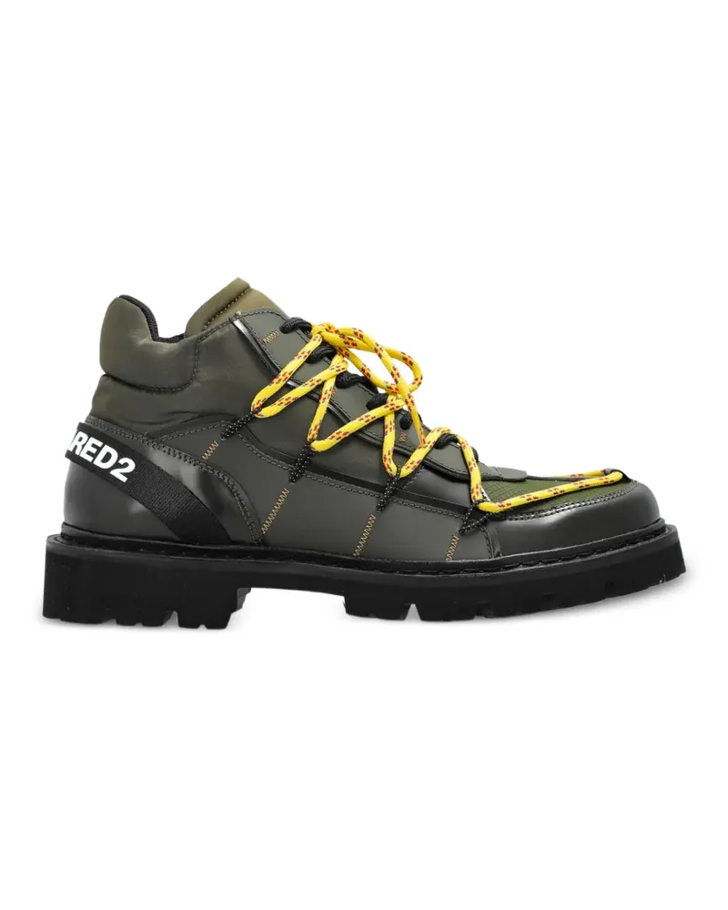 Dsquared2 Flache Skiers Stiefeletten - Grün Grün