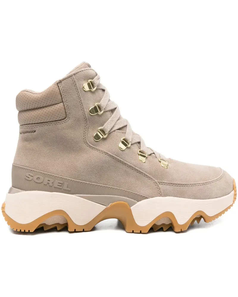 Sorel Kinetic™ Bikerstiefel mit dicker Sohle - Braun Braun
