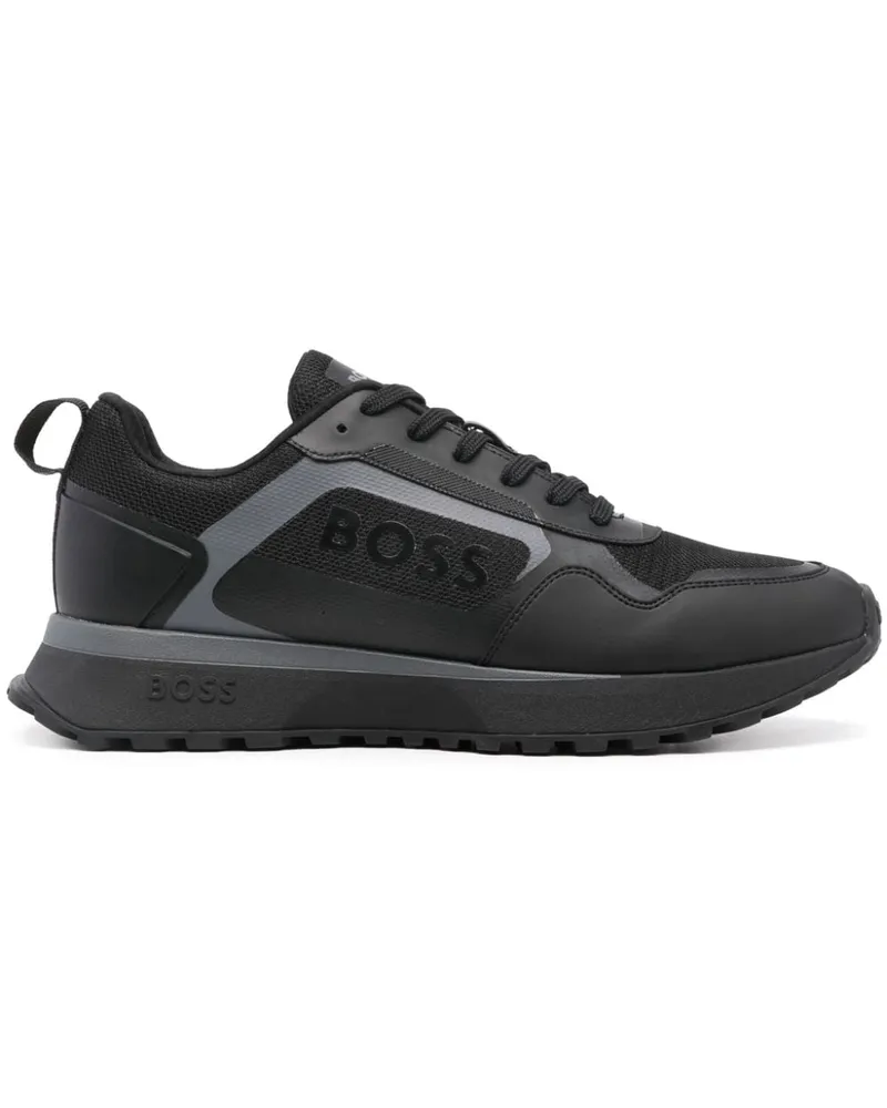 HUGO BOSS Sneakers mit Logo-Band - Schwarz Schwarz