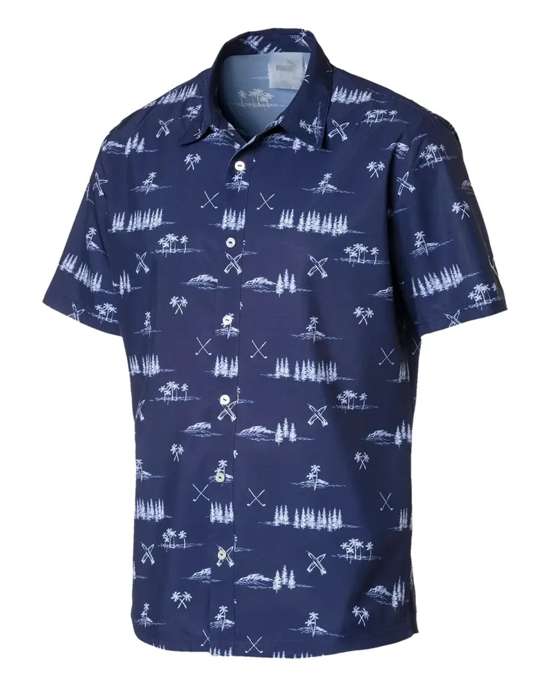 Puma Paradise Hemd mit Print - Blau Blau