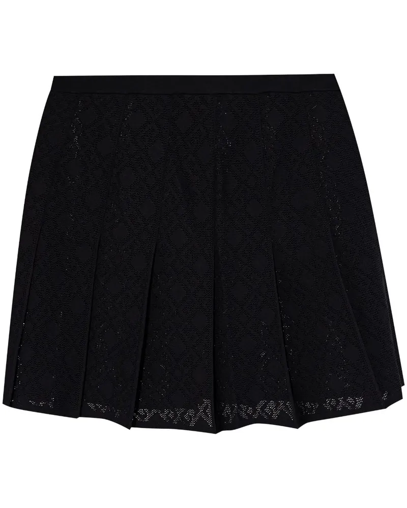 Givenchy Minirock mit Falten - Schwarz Schwarz