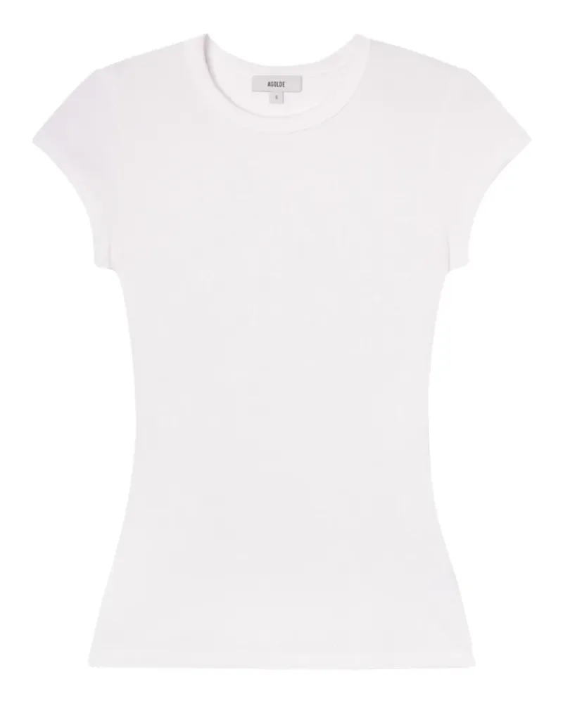 AGOLDE Edison T-Shirt - Weiß Weiß
