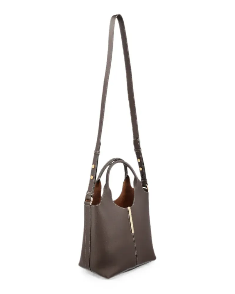 TOD'S mini leather tote bag - Braun Braun