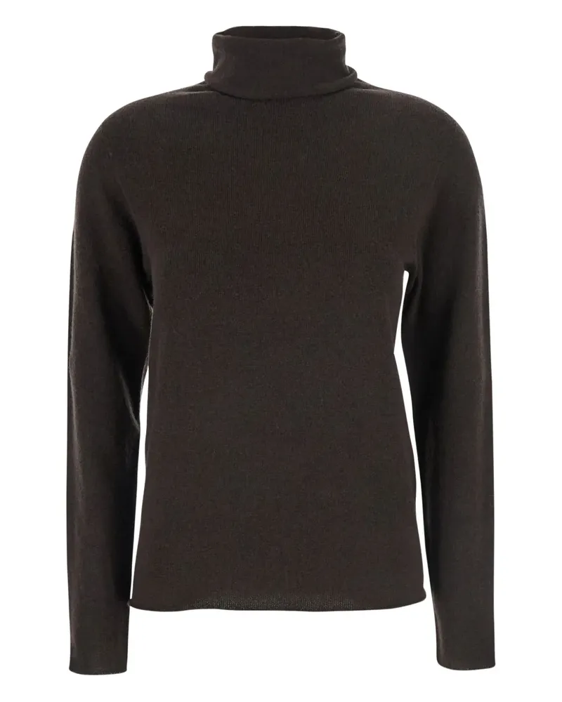 Antonelli Firenze Gerippter Rollkragenpullover - Braun Braun