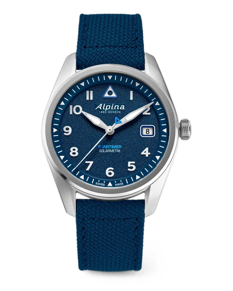 Alpina Watches Startimer Pilot Solarmetre 38mm watch - Blau Blau