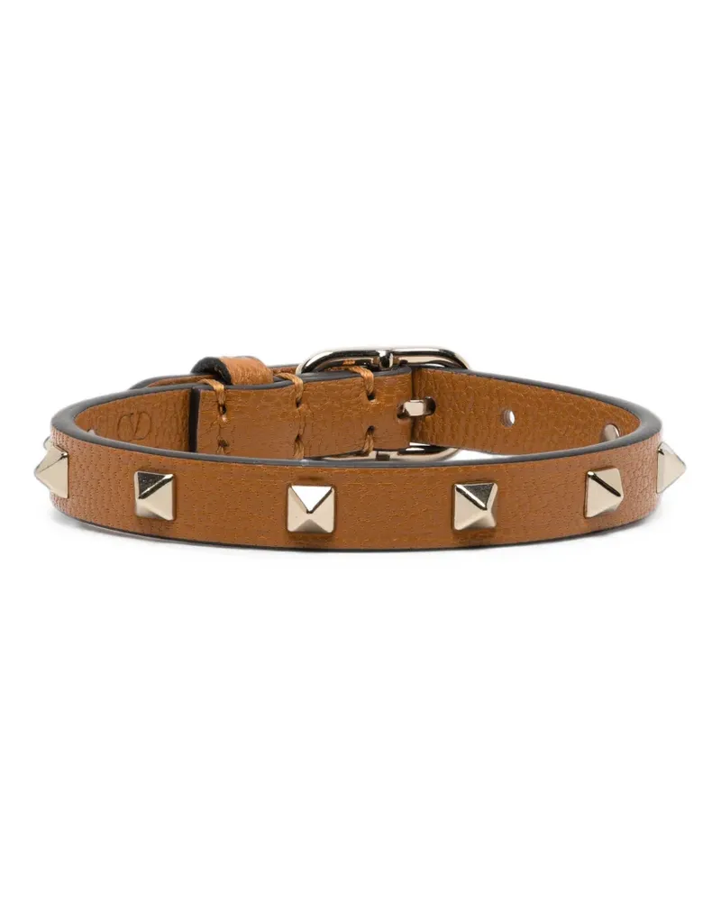 Valentino Garavani Rockstud leather bracelet - Braun Braun
