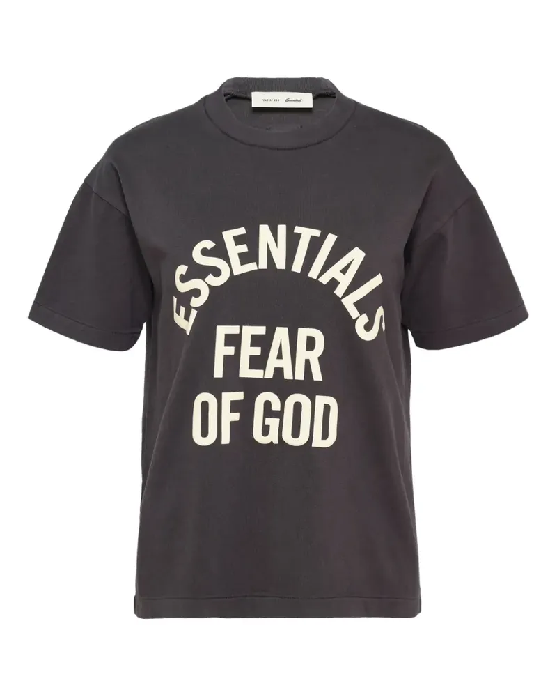 Fear of God Campus T-Shirt mit Logo-Print - Grau Grau